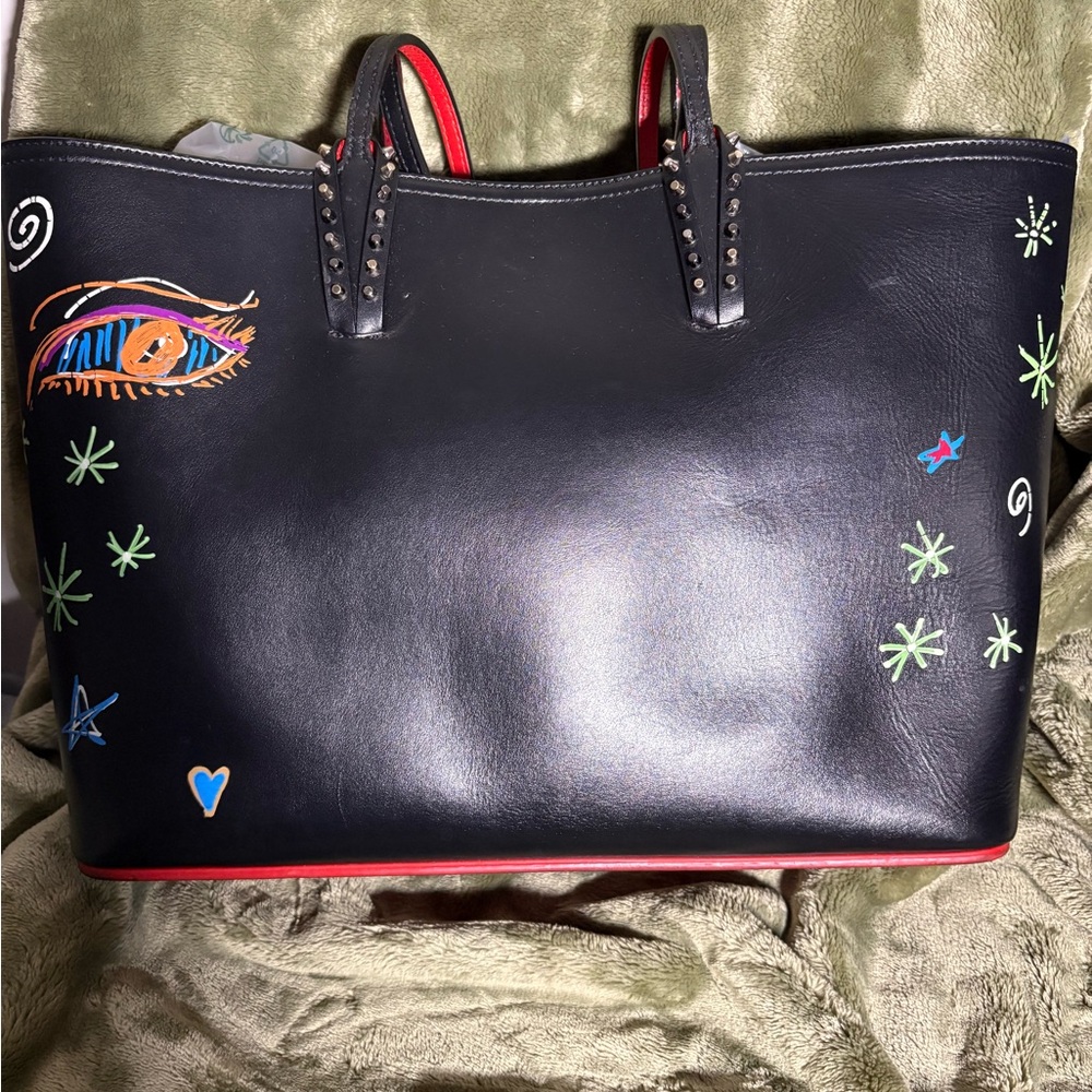 Flash SALE ❣️ Christian Louboutin (Large) Artistic colorful tote - Picture 3 of 17
